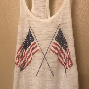 $3 or FREE: NWT American Flag Tank - Large